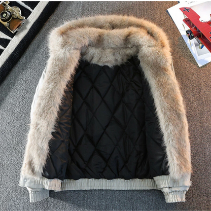 Fur Hood Jacket Unissex™日本売上No.1