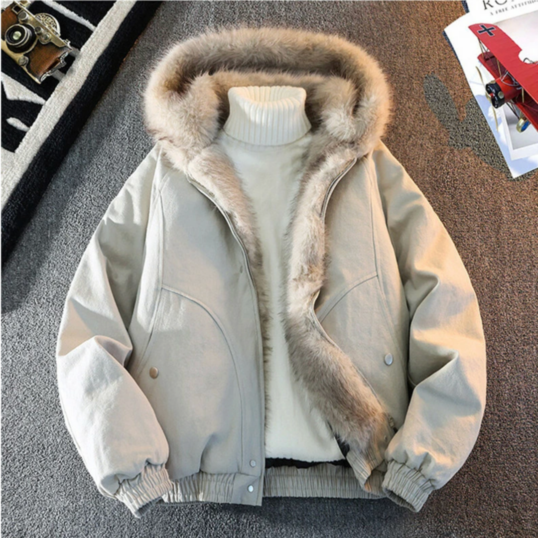 Fur Hood Jacket Unissex™日本売上No.1