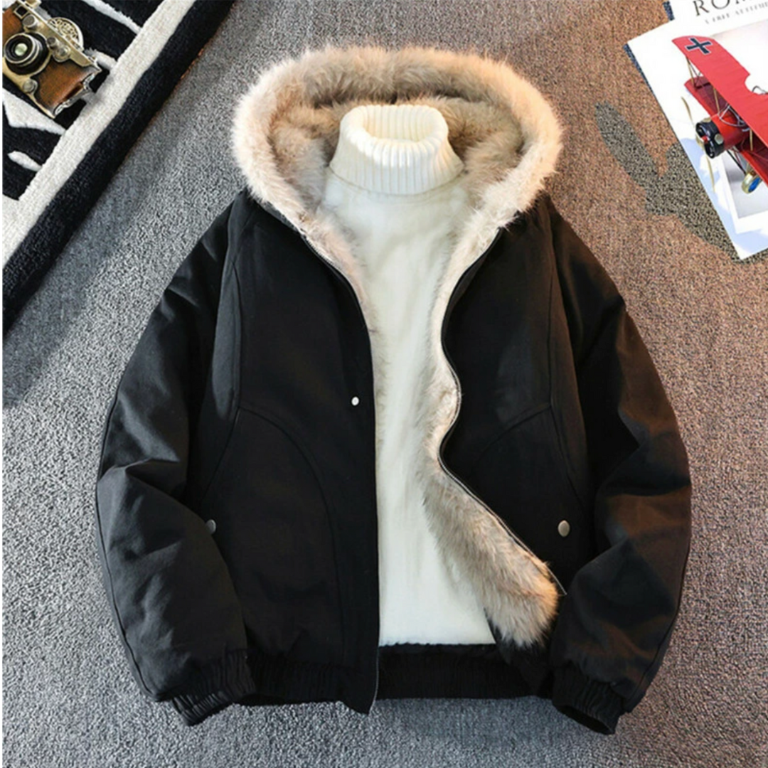 Fur Hood Jacket Unissex™日本売上No.1