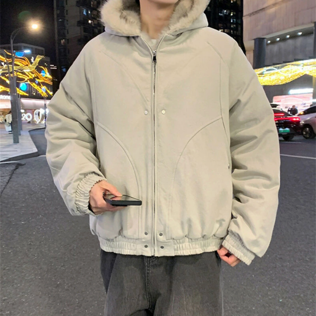 Fur Hood Jacket Unissex™日本売上No.1