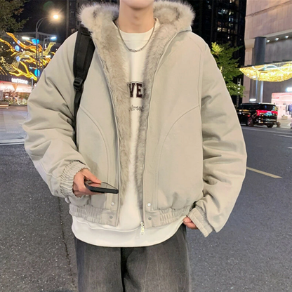 Fur Hood Jacket Unissex™日本売上No.1