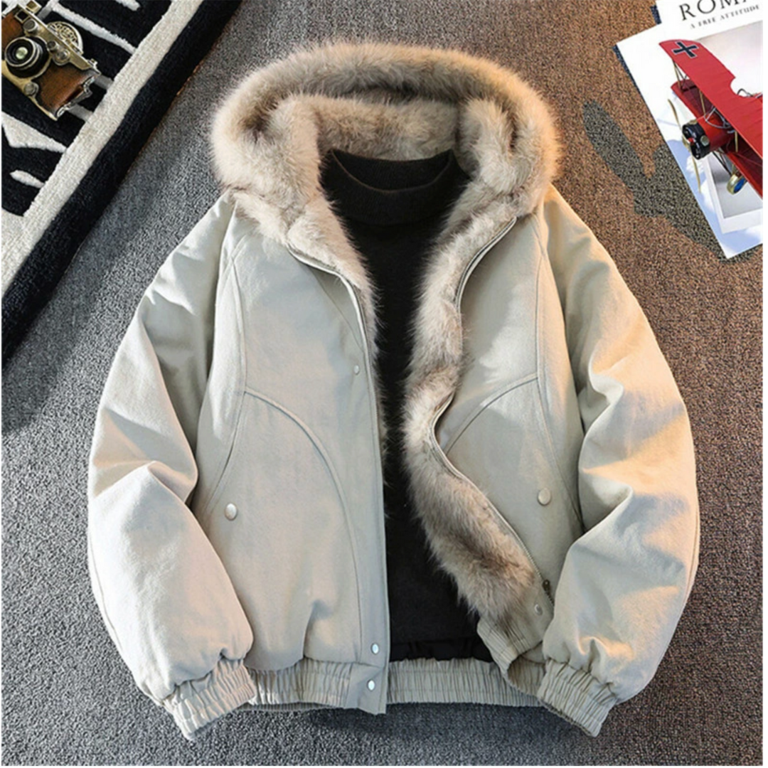 Fur Hood Jacket Unissex™日本売上No.1