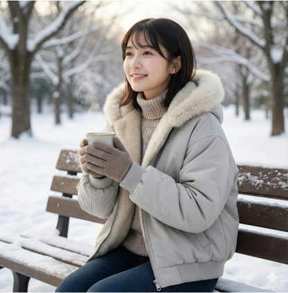 Fur Hood Jacket Unissex™日本売上No.1