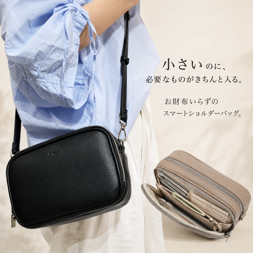 CompactWallet™ 多機能お財布ショルダー